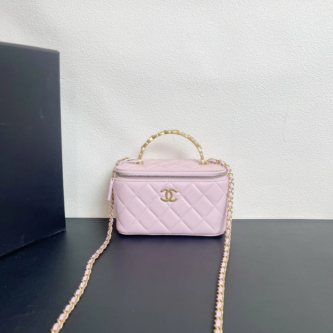 95新 Chanel/香奈儿 98新 奢总管/24s手柄长盒子包/芯片
