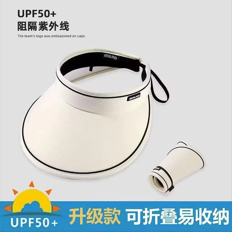 防晒帽女夏季新款大帽檐空顶帽骑车遮脸防紫外线遮阳帽子太阳帽