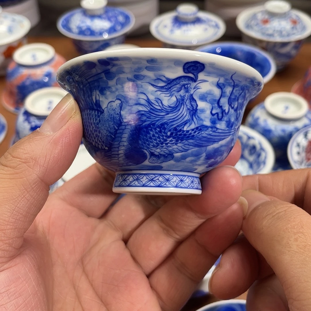 陶月楼 柴窑 凤凰小压手