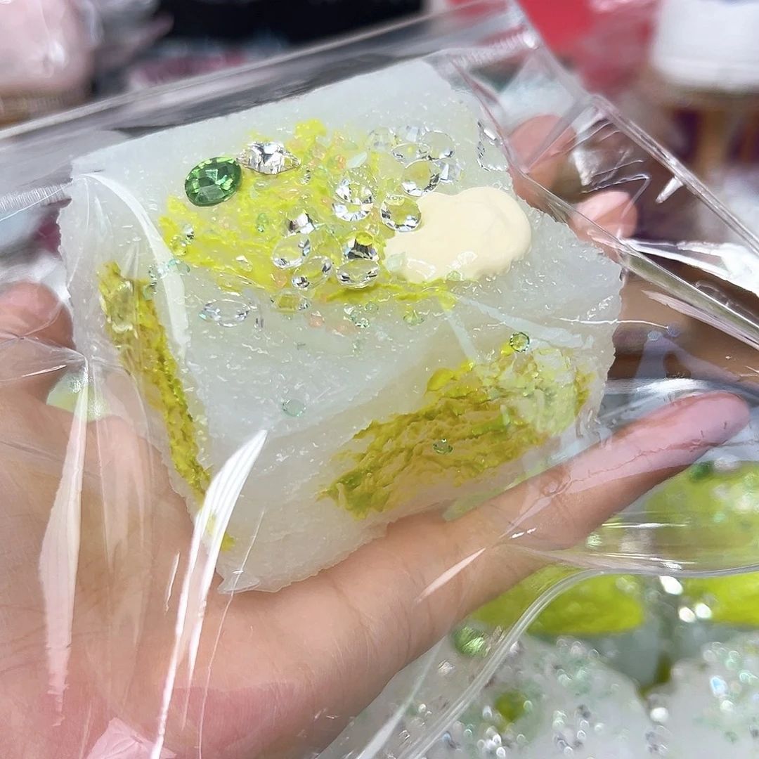 硅胶抹茶椰子水无边吐司200g