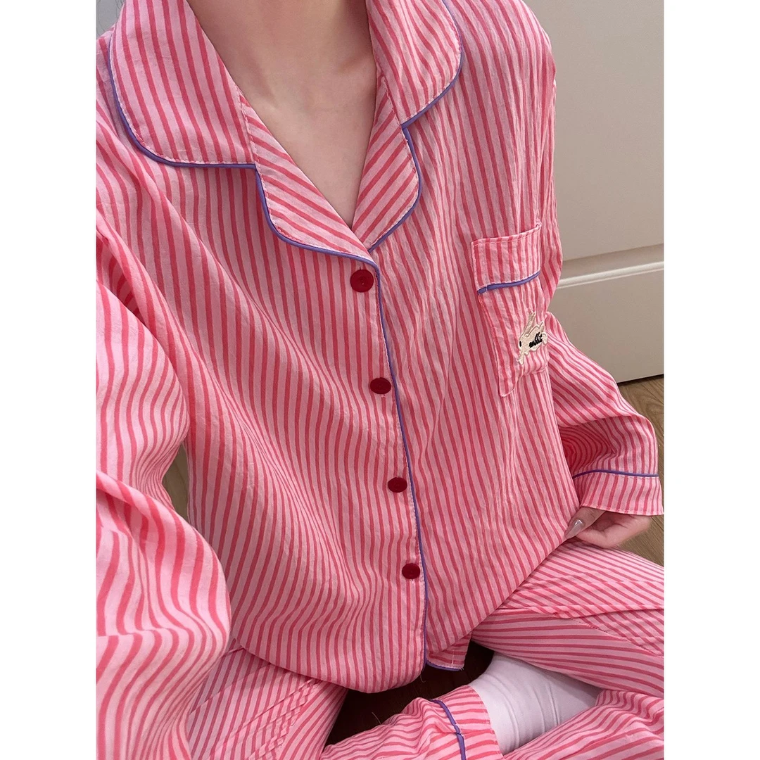 【春秋云朵绵多款2025】长袖可爱卡通宽松睡衣女孩春秋学生家居服