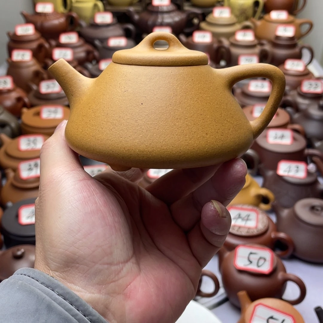 紫砂茶壶宜兴紫砂半手工