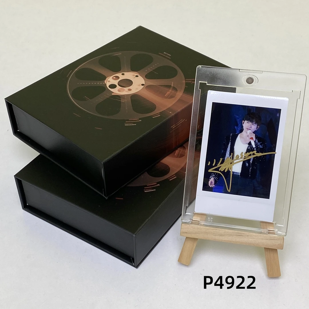 P4922 张杰 正品拍立得照片 白边边框
