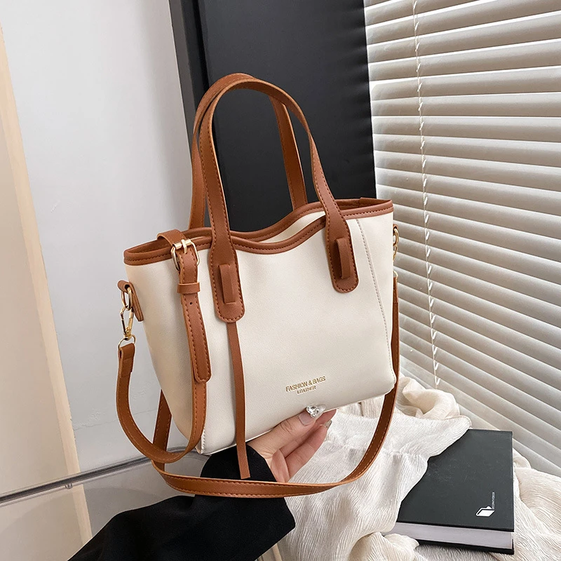 包包女托特包大容量春夏可斜挎2025新款时尚百搭手提包上课通勤包