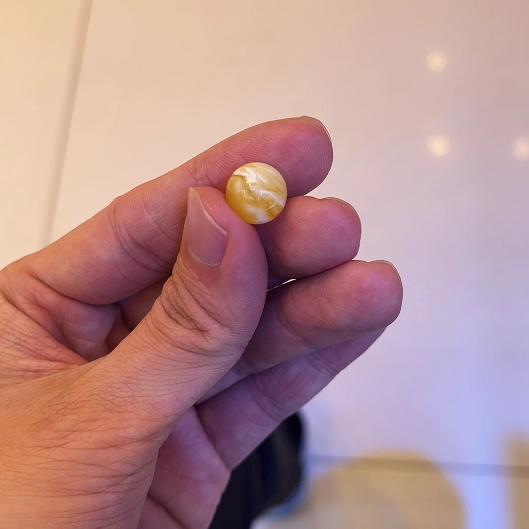 @***7蜜蜡未镶嵌手串虎皮溶洞11.5mm