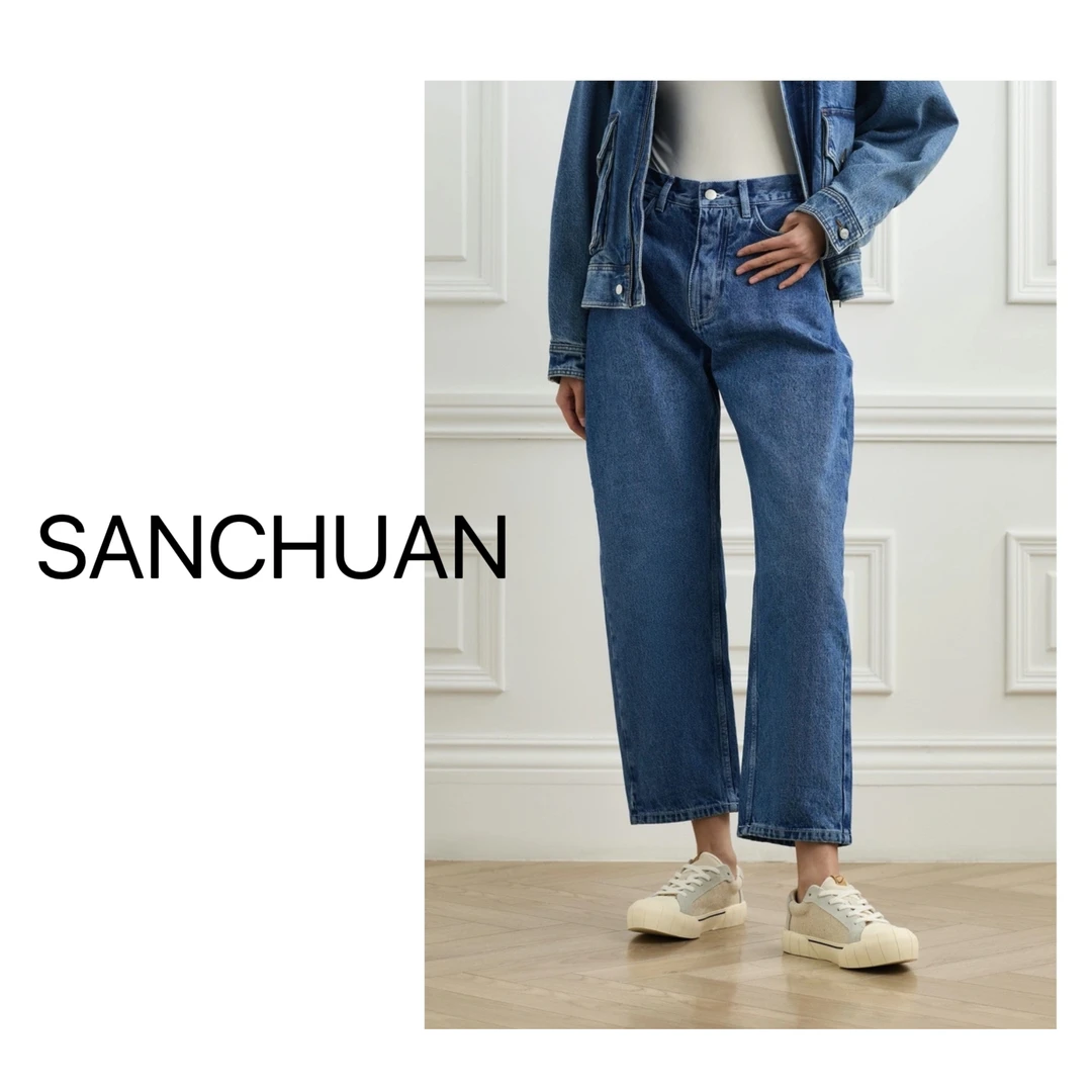 【SANCHUAN 】直筒蓝牛仔裤