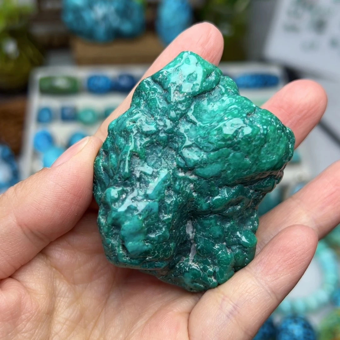 绿松石珠宝奇石未镶嵌