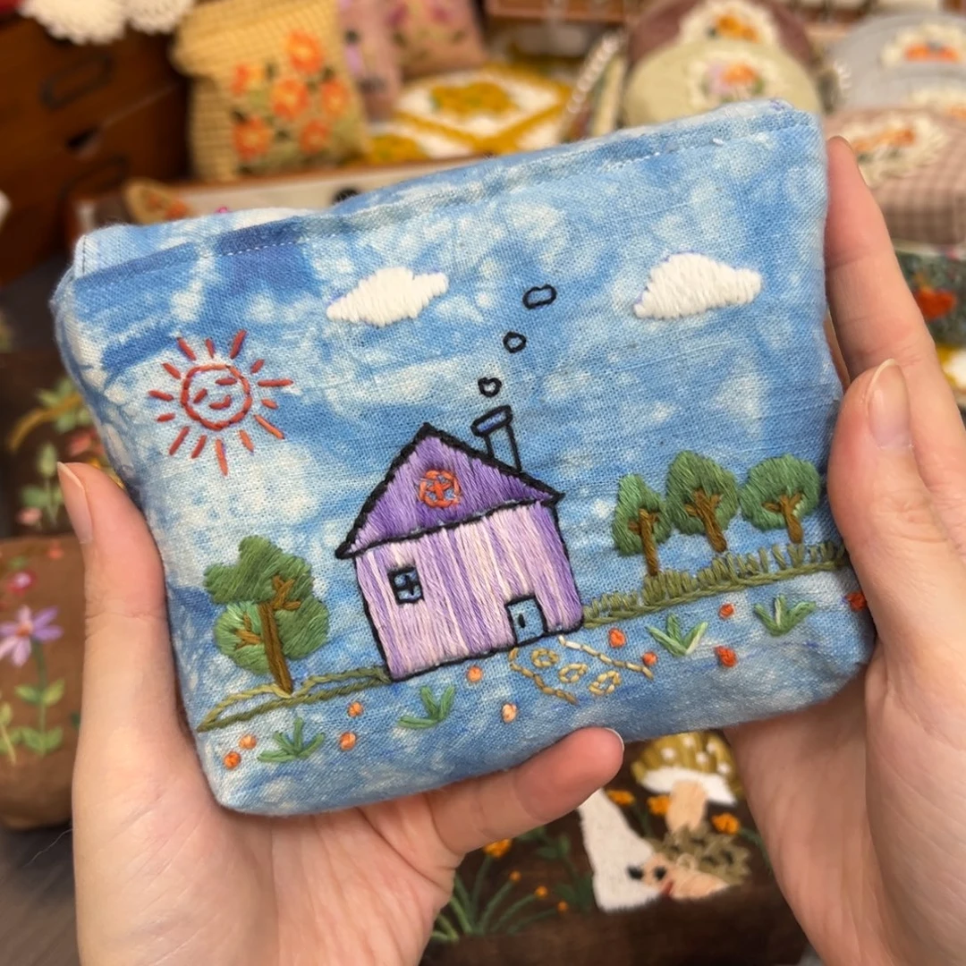毛绒钩织刺绣手工包包玩偶居家用品