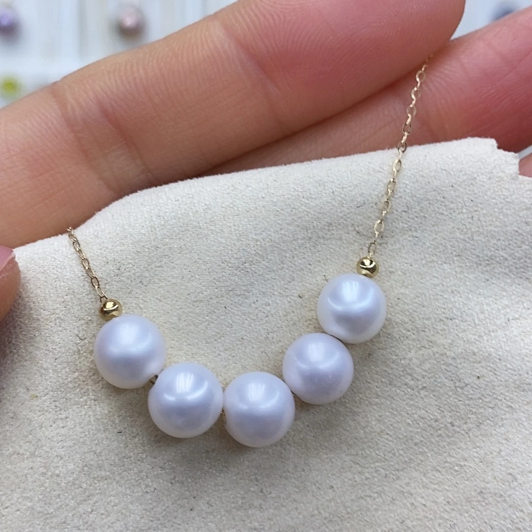 吊坠(赠链)银S925镶嵌淡水珍珠