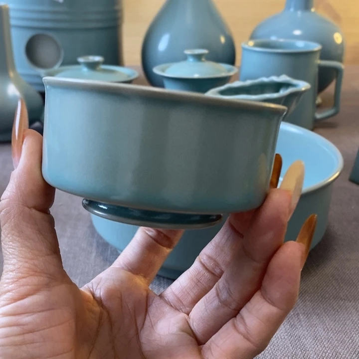 瓷片唇口杯一一一一一一一