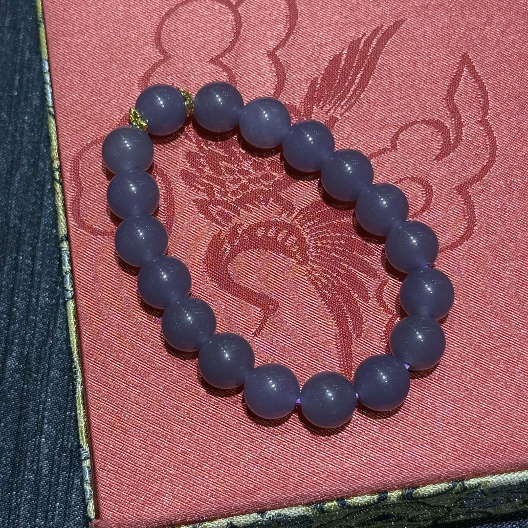 合金珐琅手链 时尚烟紫手串