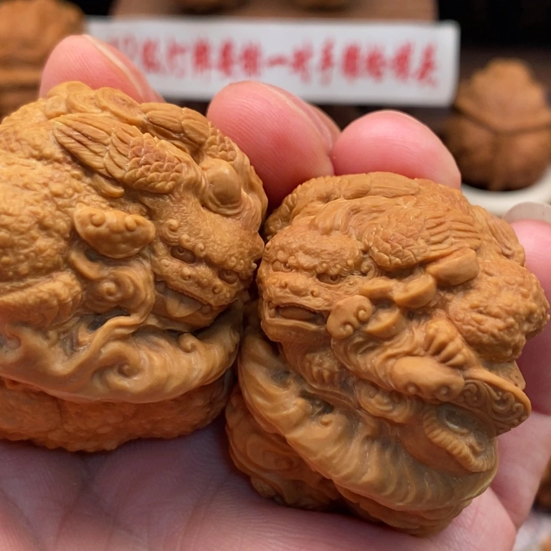 主***角核桃把件天禄貔貅