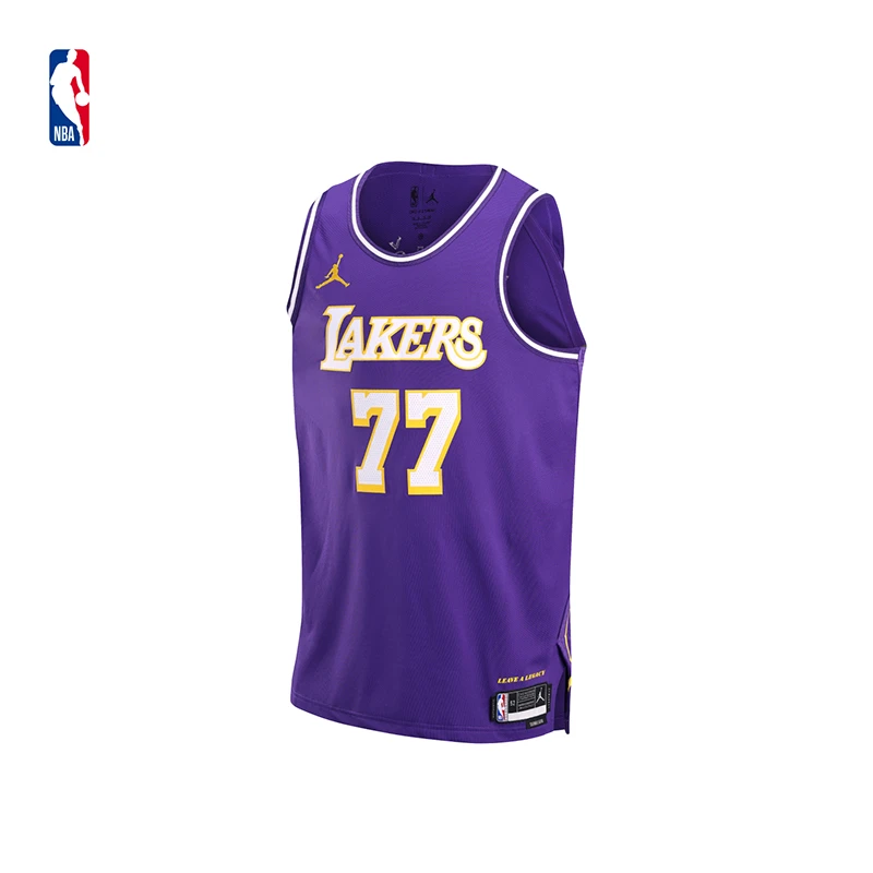 【25-26赛季】NBA官方耐克湖人东契奇Authentic成人速干球衣篮球服