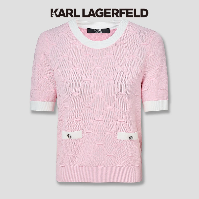 KARL LAGERFELD卡尔拉格斐2025秋季新款毛针织衫老佛爷M26L2335