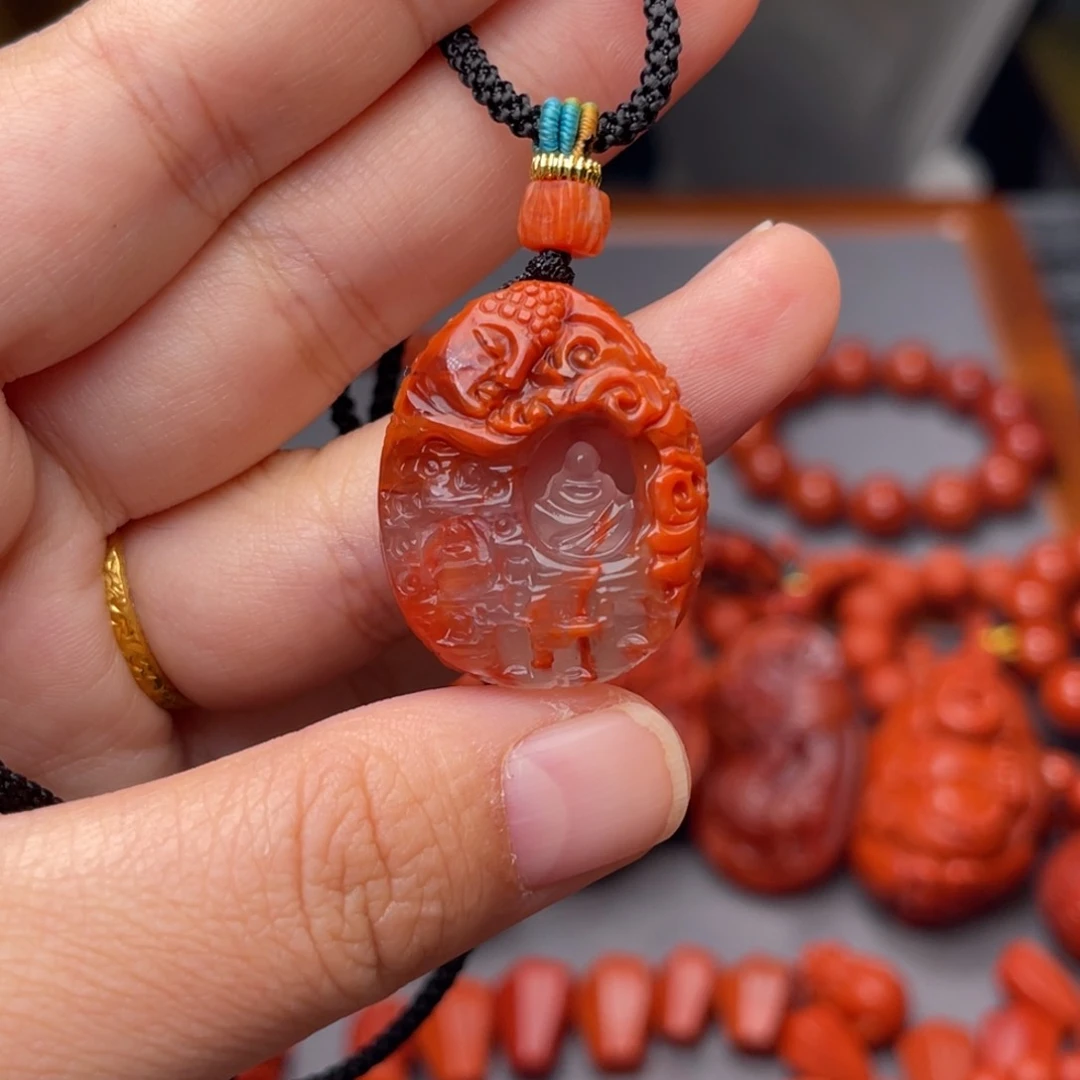 未镶嵌川料南红玛瑙