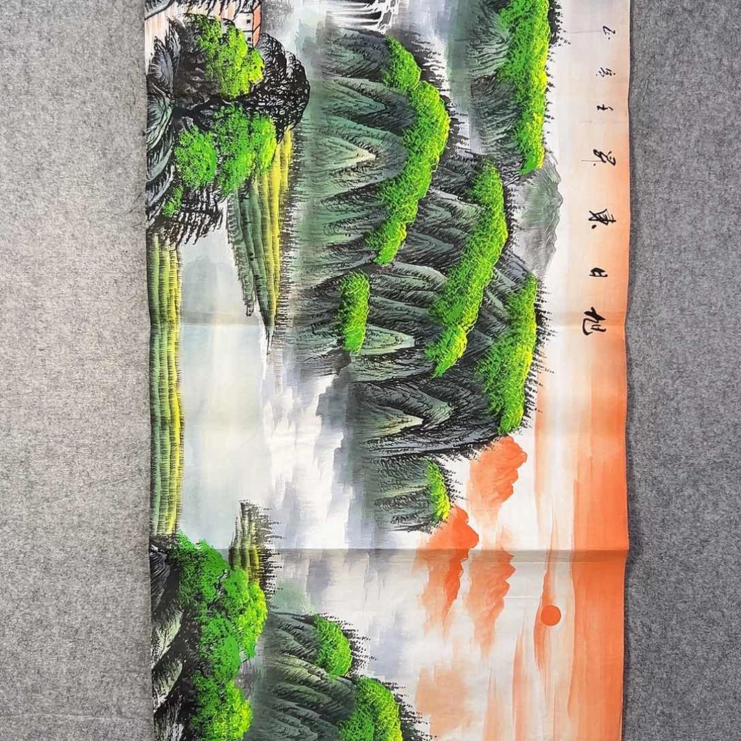 国画283 花鸟在此鸣叫时还要一