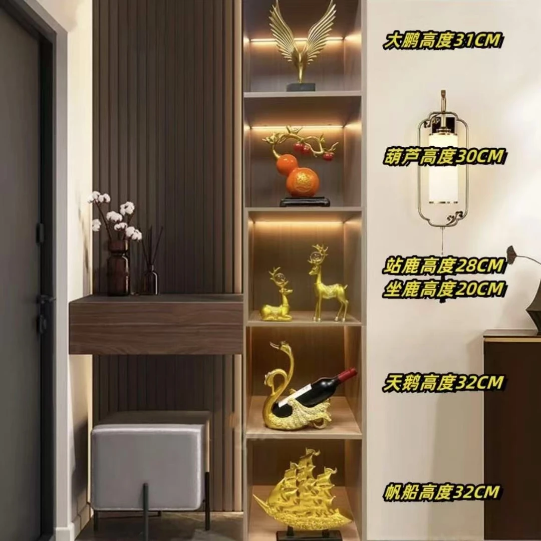 一帆风顺五层中式套装家居高档套装酒柜餐边柜装饰品电视柜乔迁