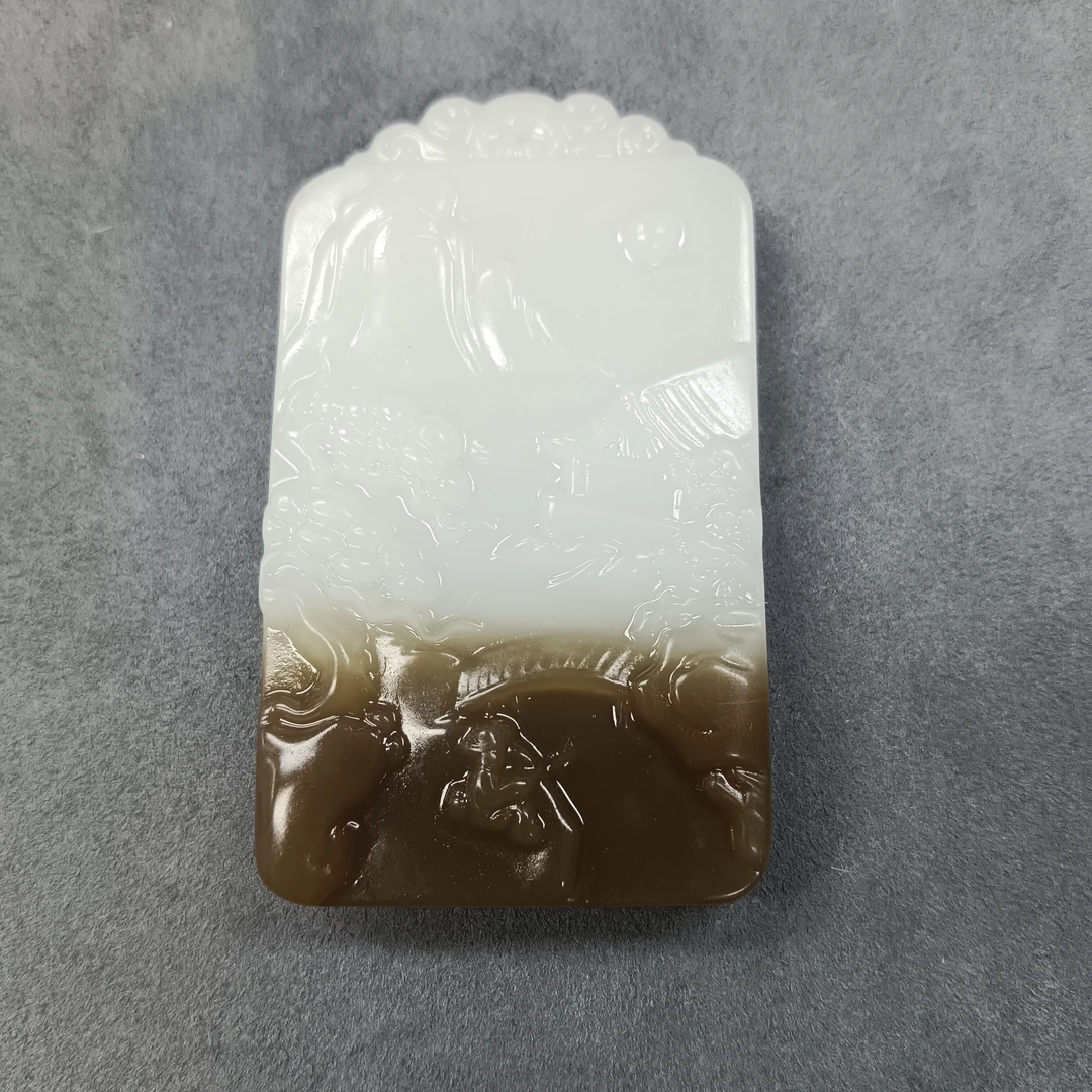 1003号双色山水吊牌