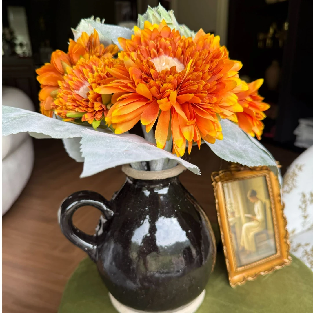 掬涵小熊向日葵高端仿真花束氛围感装饰假花摆件创意手捧花【荐】