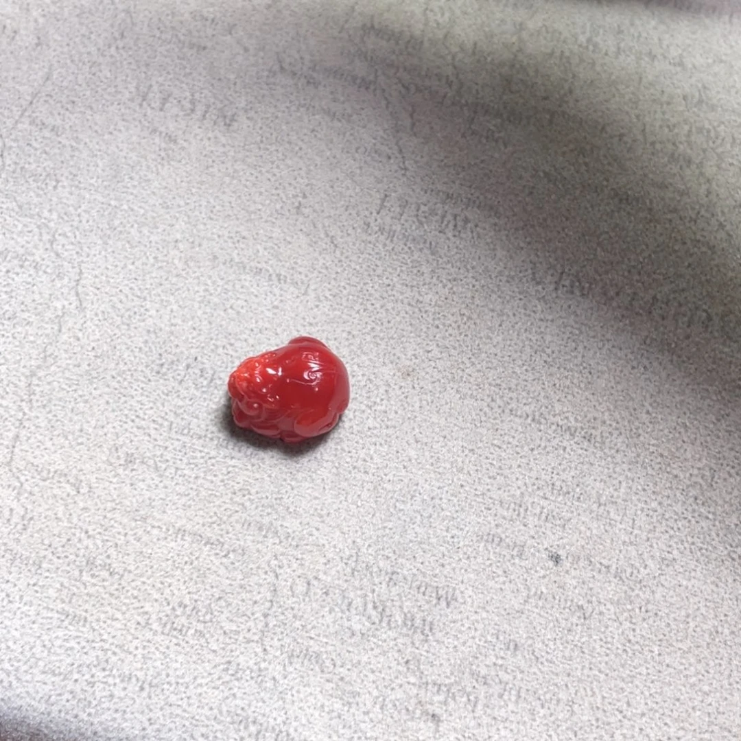 青***鱼南红玛瑙貔貅未镶嵌