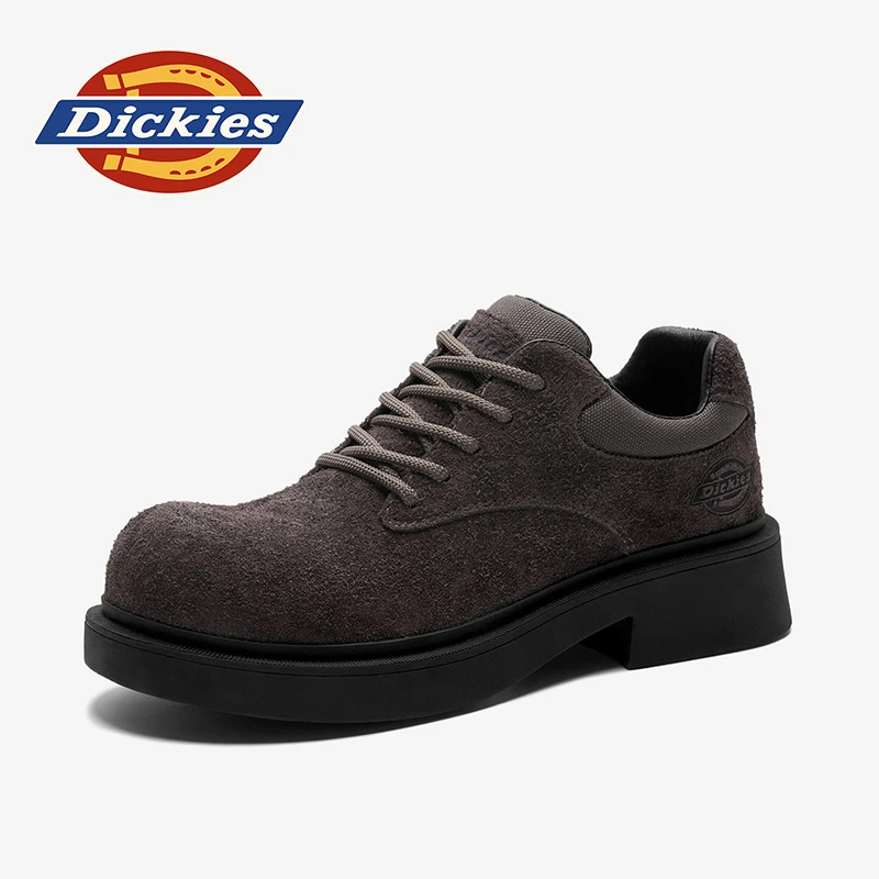Dickies2025秋季新款工装男鞋低帮圆头马丁靴百搭潮流复古英伦风
