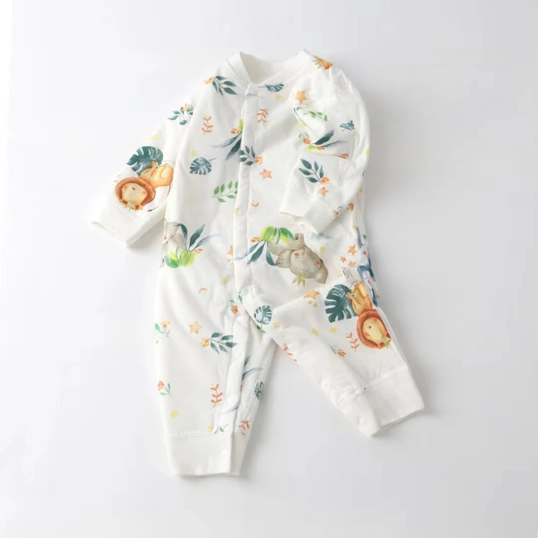 树林动物会 宝宝40克夹棉连体