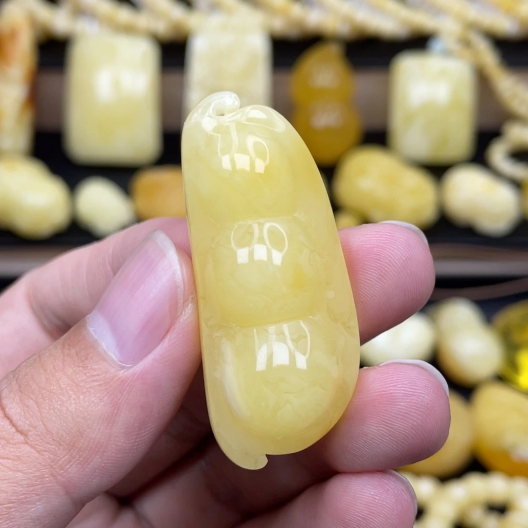 琥珀未镶嵌裸石琥珀蜜蜡