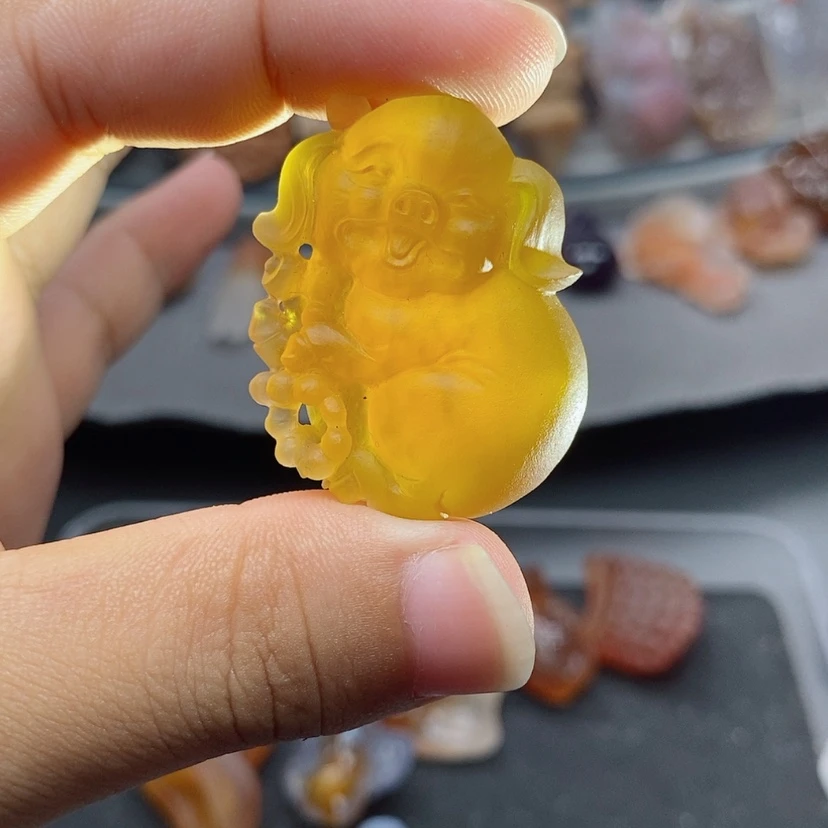 【闪购商品】未镶嵌吊坠定制玛瑙