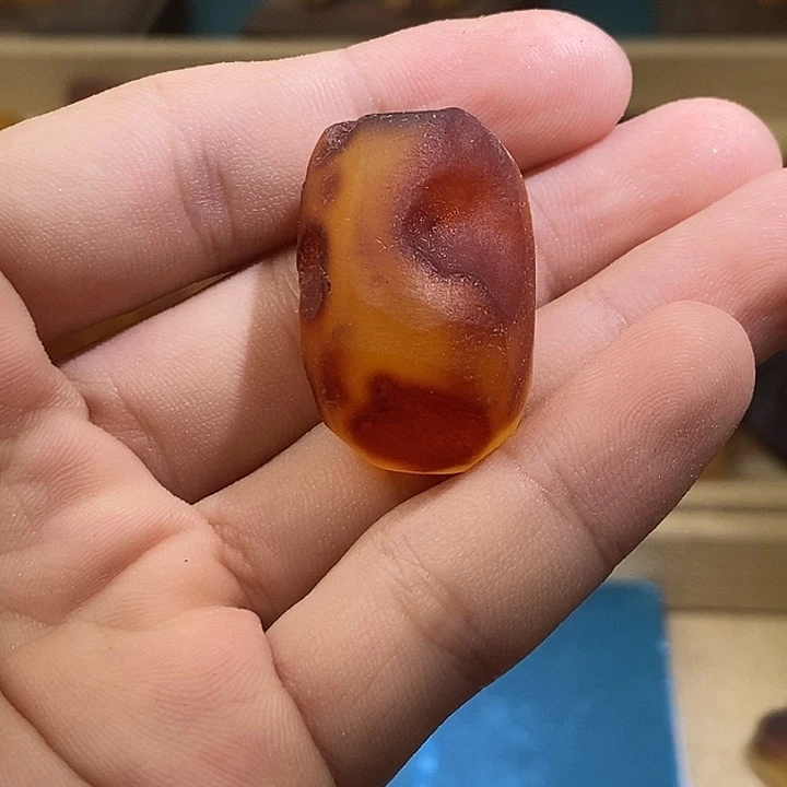裸石琥珀未镶嵌金绞蜜