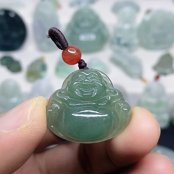 翡翠未镶嵌颈饰吊坠