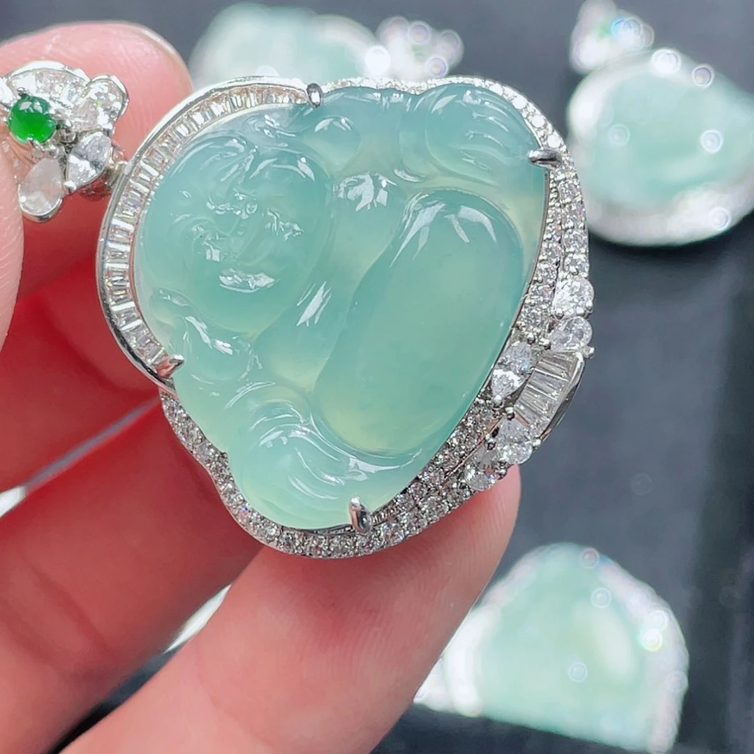 翡翠颈饰未镶嵌23，