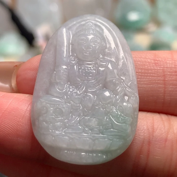 颈饰未镶嵌翡翠文殊