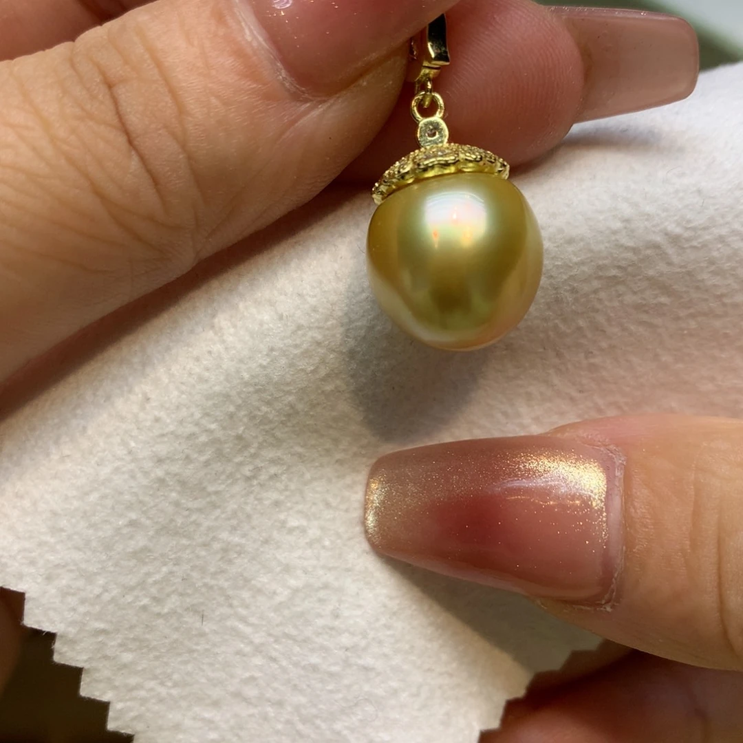 颈饰银S925镶嵌海水珍珠