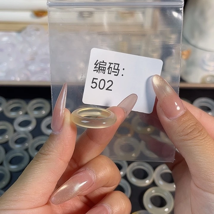 未镶嵌戒指玛瑙/玉髓502港12