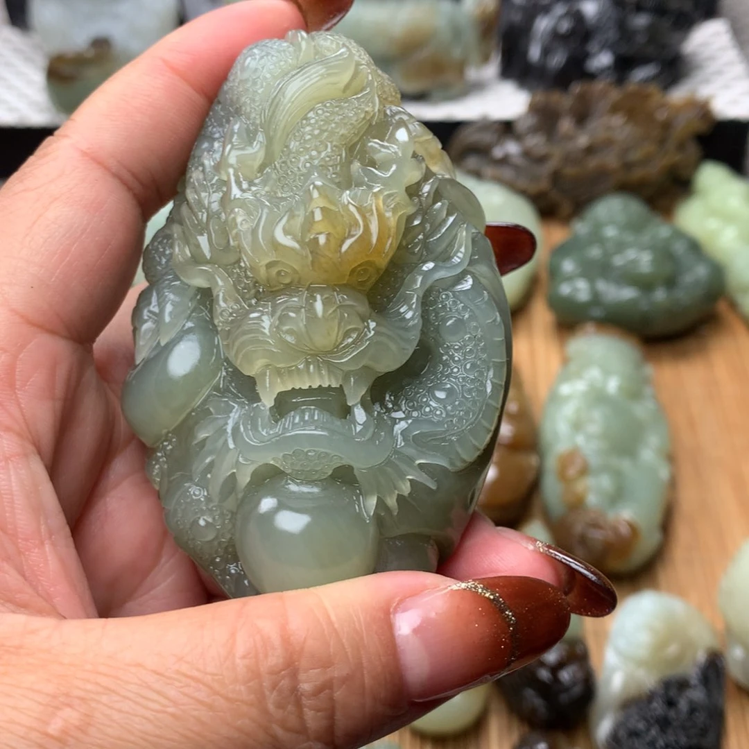 和田玉把件未镶嵌平