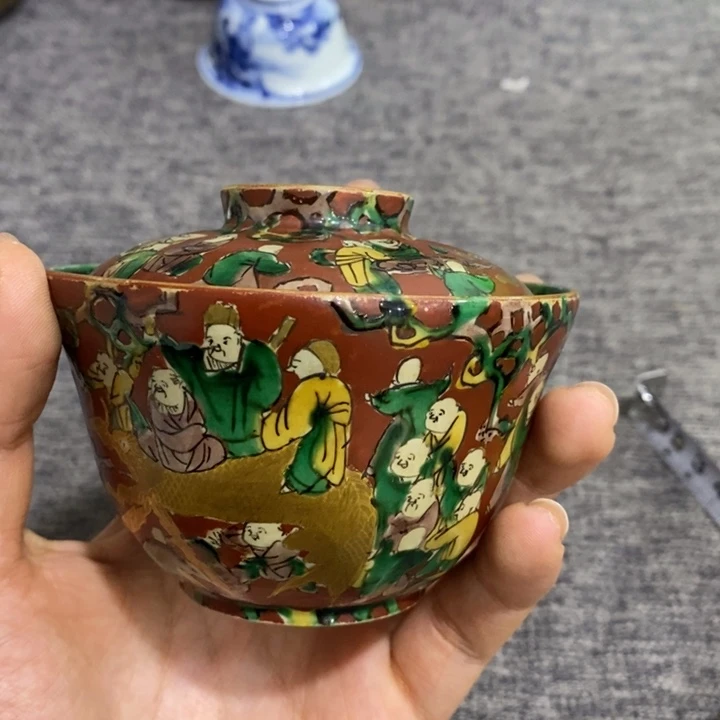 紫砂茶杯外**明非常漂亮好看的碗