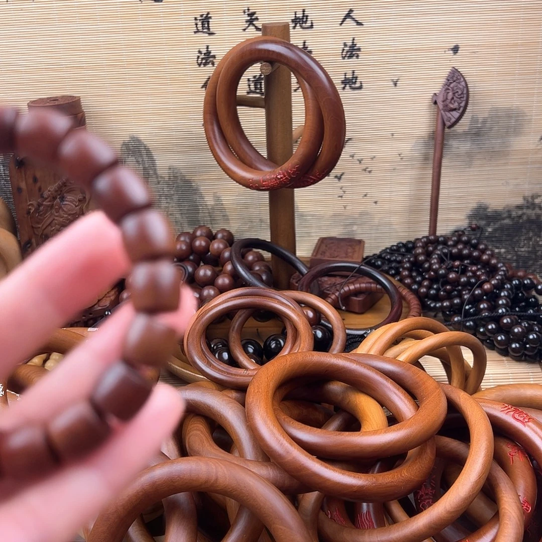 万***堂1.2内径枣木珠子手串