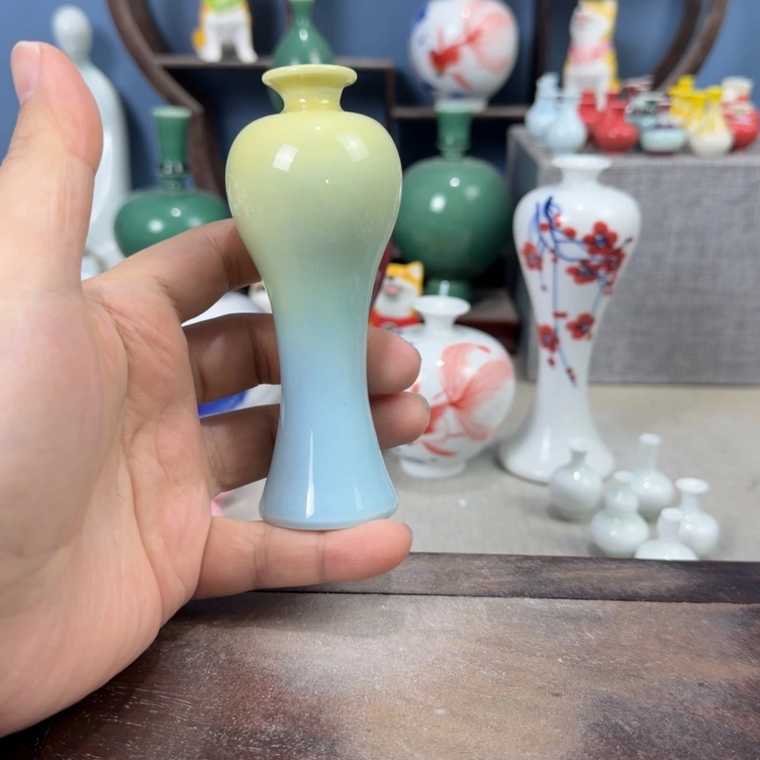 陶瓷手工小花器摆件