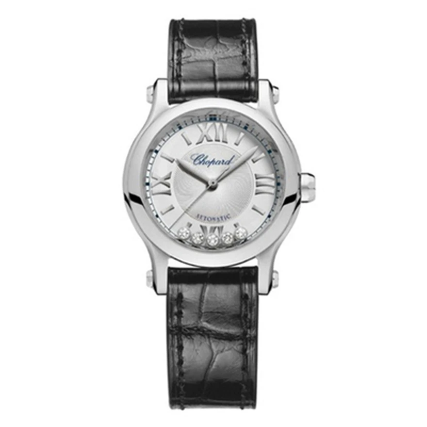 95新 Chopard/萧邦 女士手表/机械腕表/快乐钻/30mm/时尚简约
