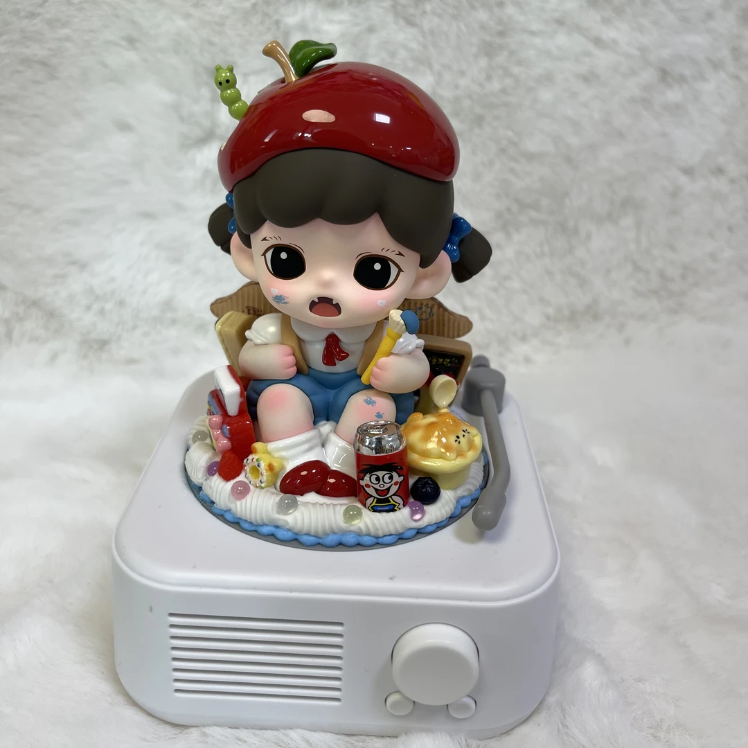 「旋转蓝牙音箱」-奶油胶盲盒潮玩摆件礼物全场正品NO退NO换