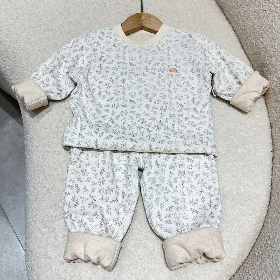 未来星-【蘑菇062-304平腰款】桑蚕丝家居服套装