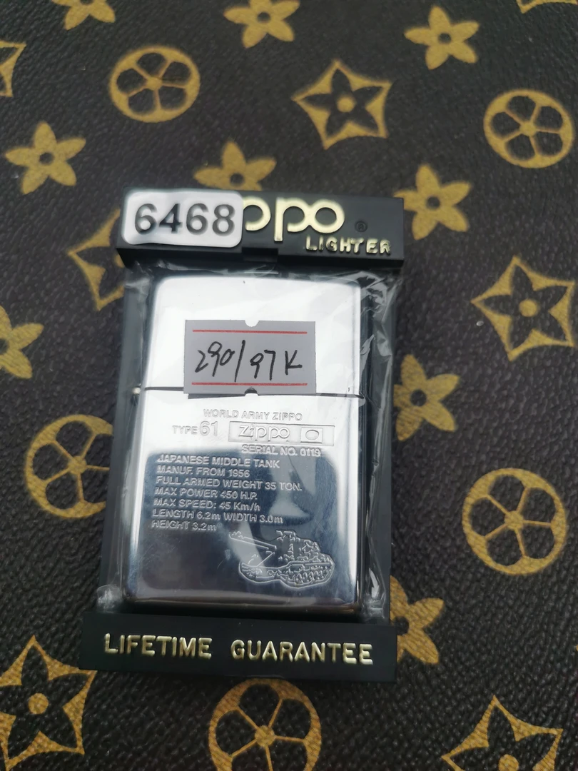 Zippo打火机回血97K镜面带题材-6468
