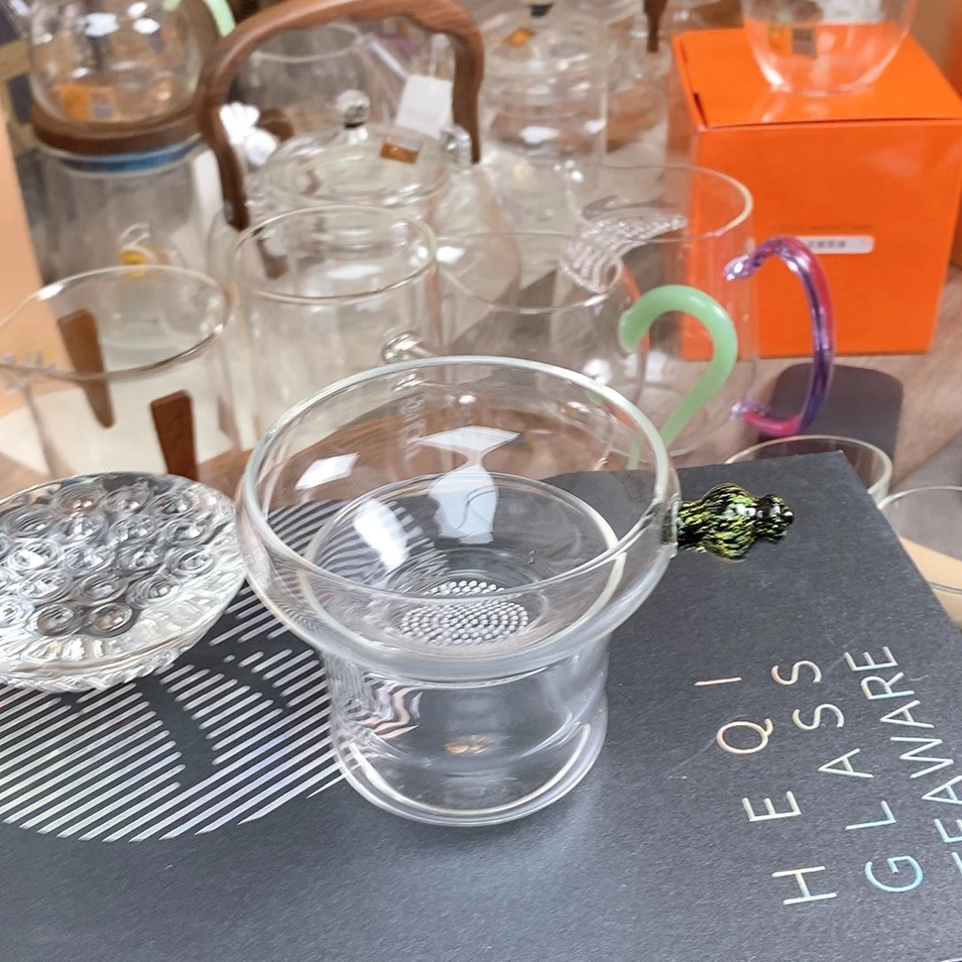 禾器奉珠滤网黑金色样品微微瑕