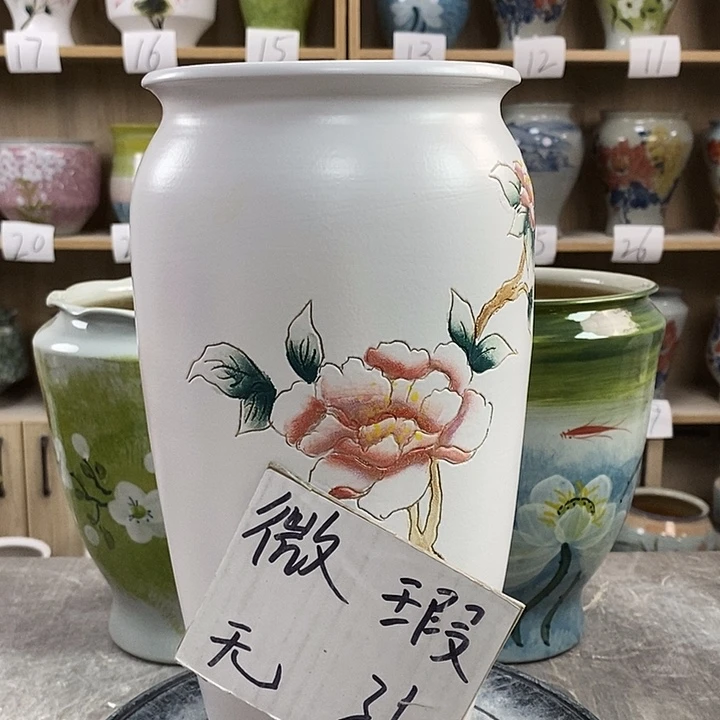 缸3xc景德镇陶瓷花盆