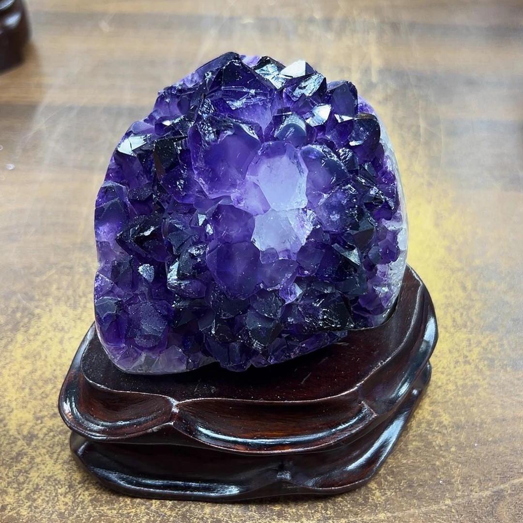 摆件紫晶未镶嵌紫晶