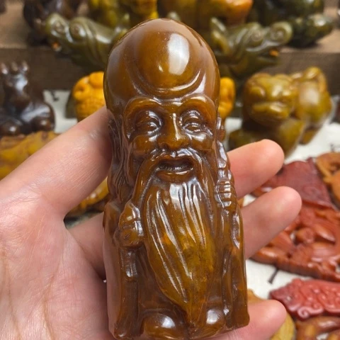 未镶嵌蛇纹石玉颈饰