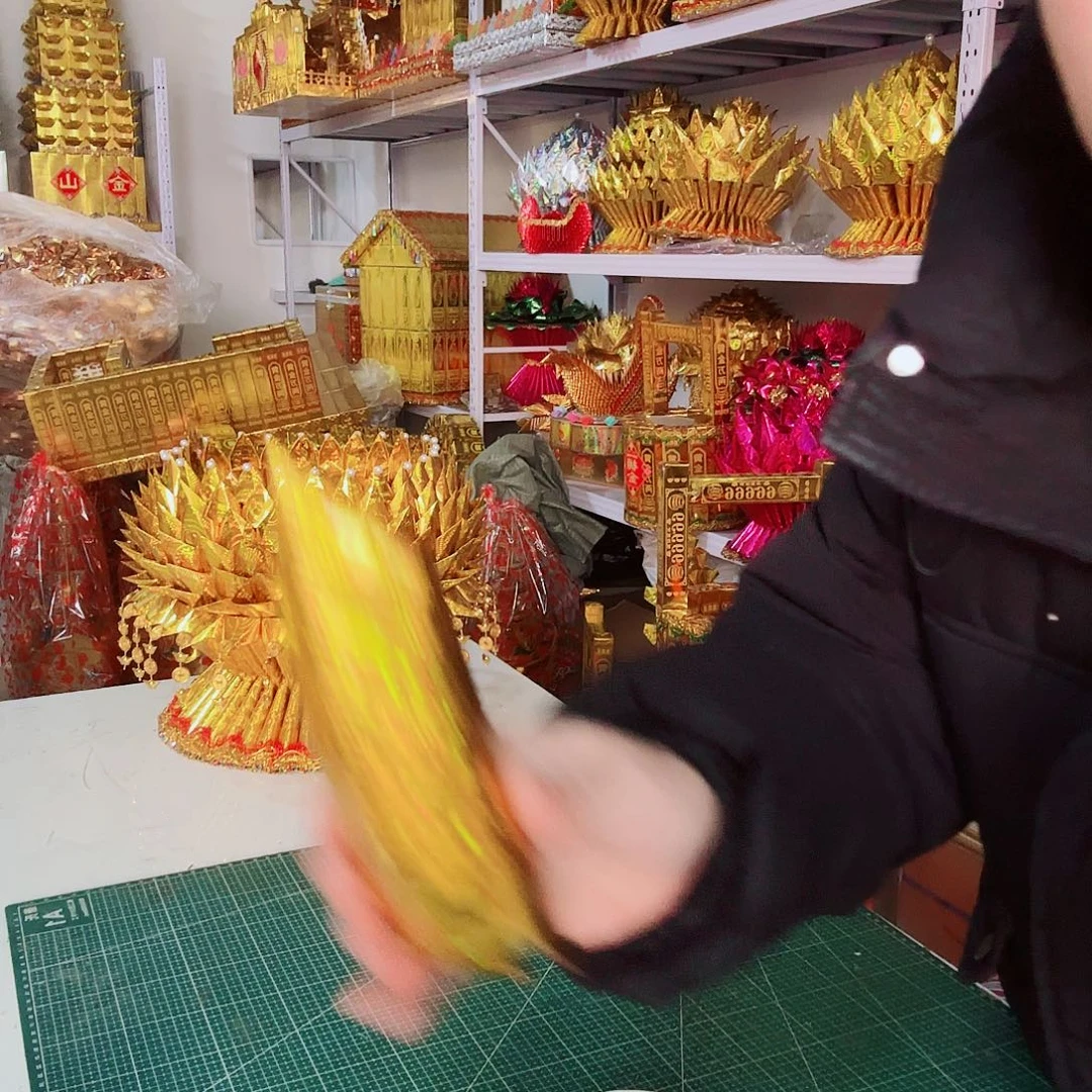 纸质莲花花瓣，成品发货，收到货即用