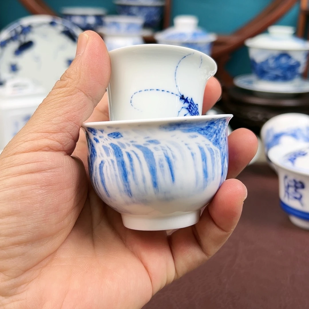 杯子从**迫景德镇陶瓷茶器主人杯