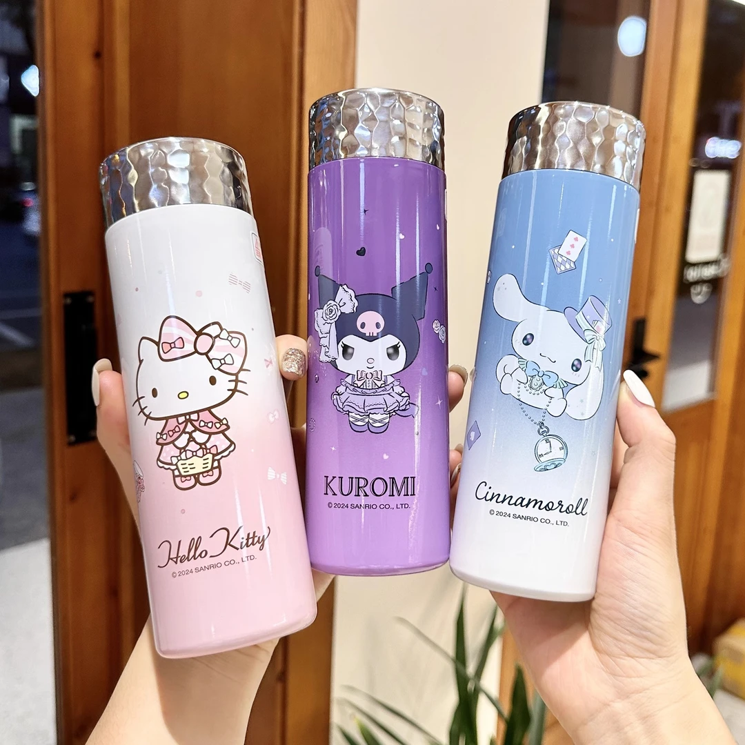 三丽鸥库洛米直身保温杯316不锈钢便携水杯3135