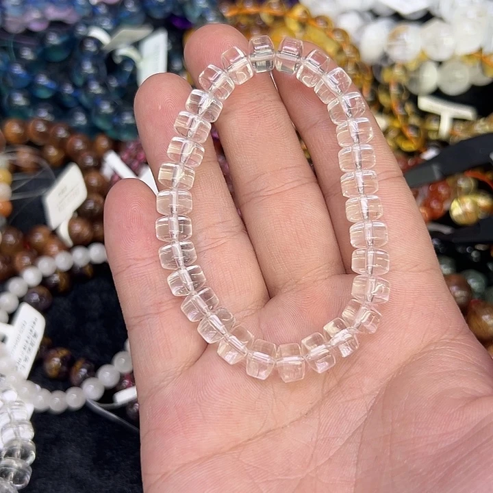 未镶嵌手链水晶白水晶算盘